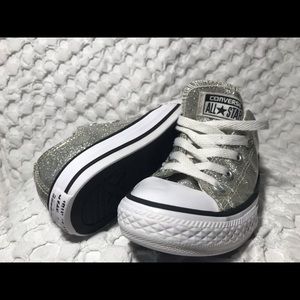 Supercool Converse Silver Glitter Allstars